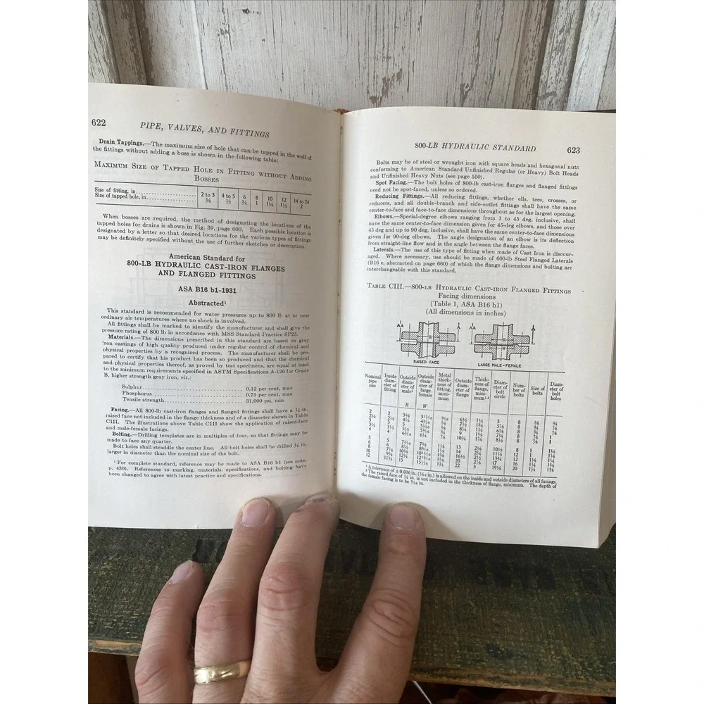 Piping Handbook‎ Mechanical Engineering Fluids Valves Oil Gas Steam Pipe 1945 HC